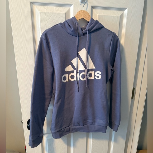 adidas Jackets & Blazers - Women’s Adidas Purple Hoodie Size Medium